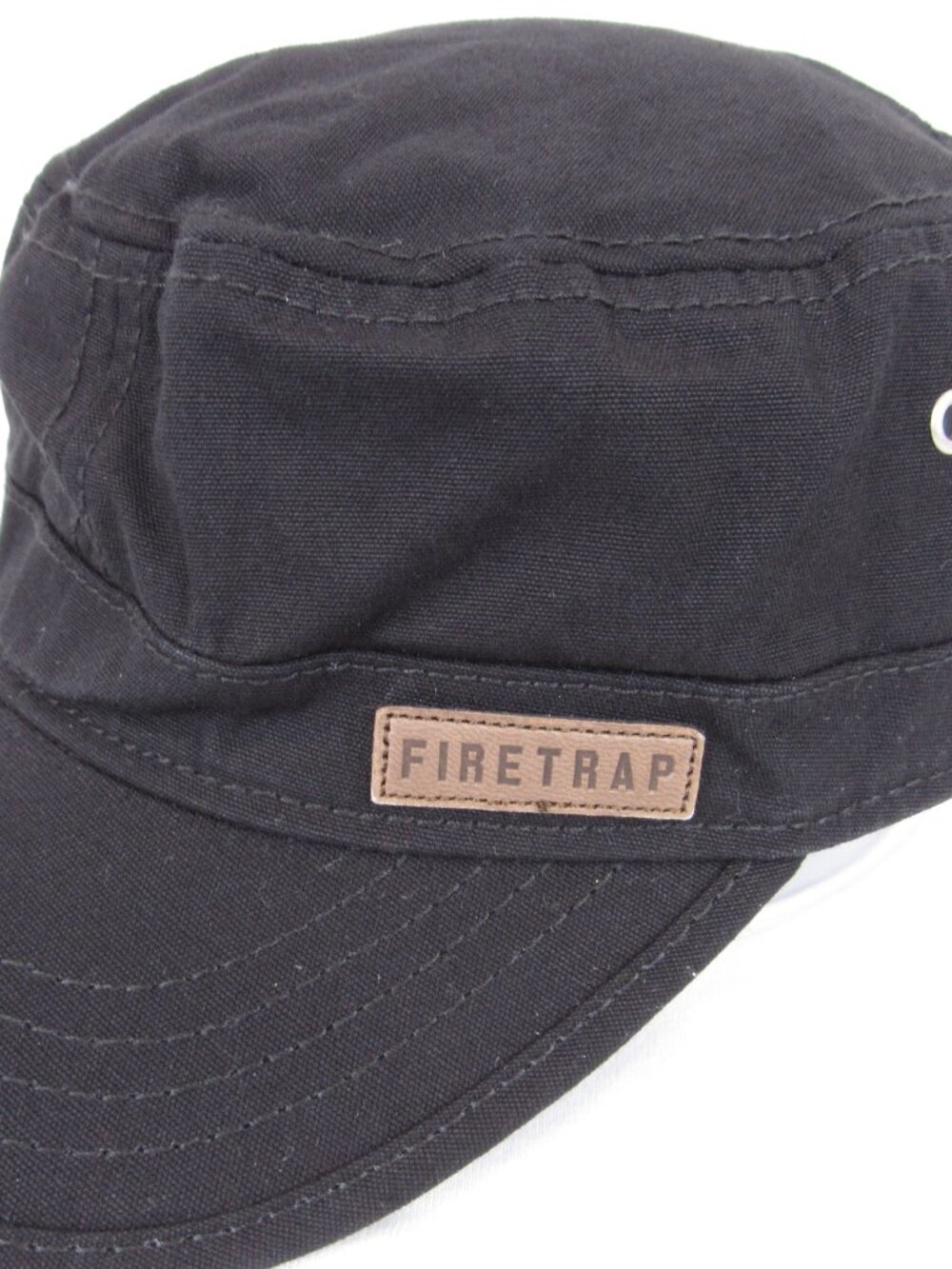 Firetrap Army Cap Men's Black Hat Military Inspired Everyday Wear Adjustatable - Picture 3 of 8